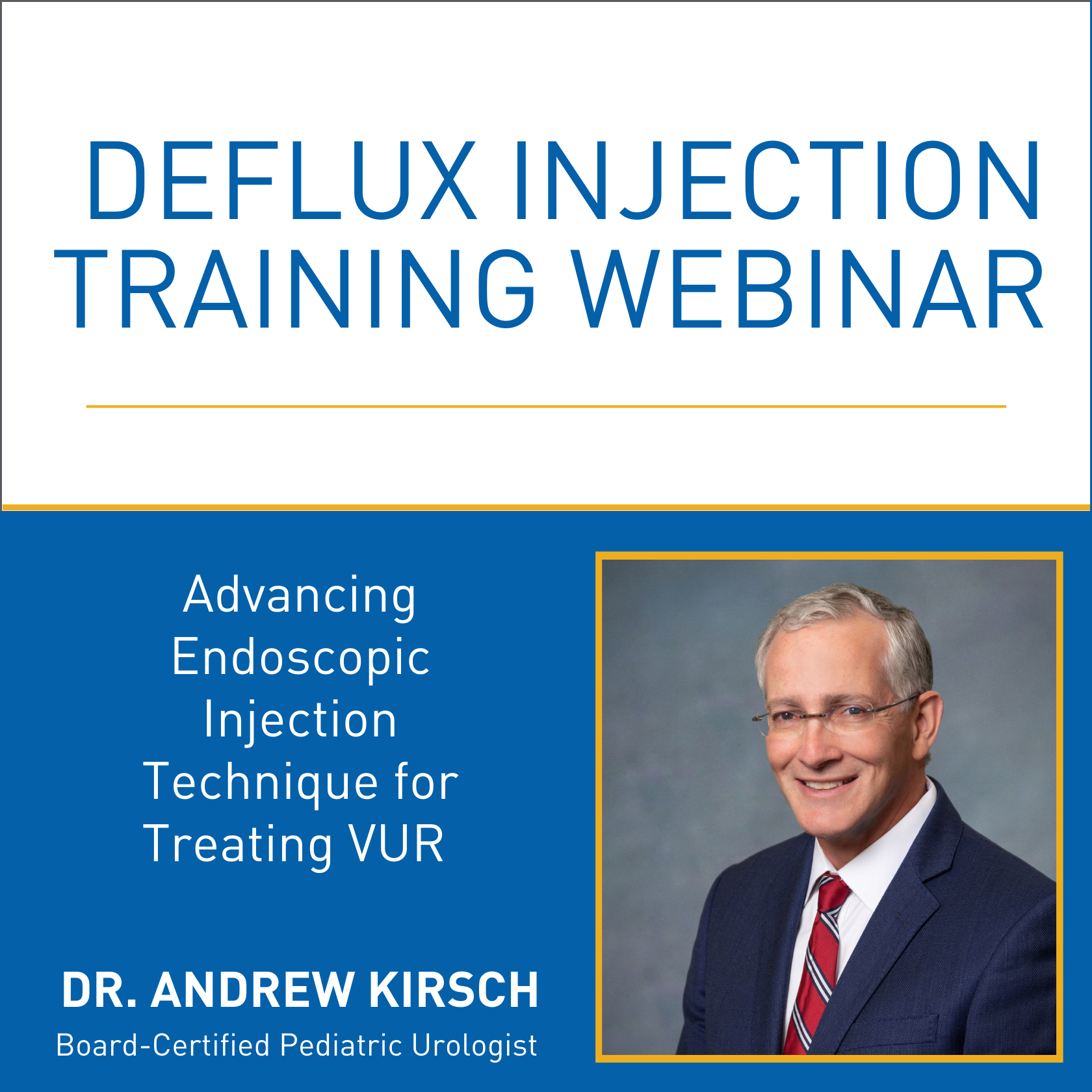 Deflux Injection Training with Dr. Kirsch